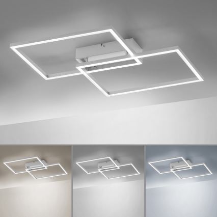 Leuchten Direkt 14018-55 - LED Dimmable surface-mounted chandelier IVEN 2xLED/15W/230V + remote control