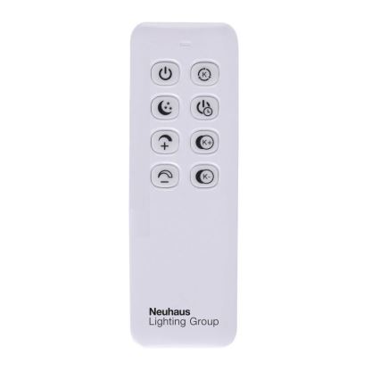 Leuchten Direkt 14018-55 - LED Dimmable surface-mounted chandelier IVEN 2xLED/15W/230V + remote control