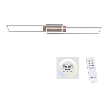 Leuchten Direkt 14019-78 - LED Dimming ceiling light IVEN 2xLED/20W/230V + remote control