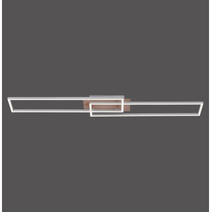 Leuchten Direkt 14019-78 - LED Dimming ceiling light IVEN 2xLED/20W/230V + remote control