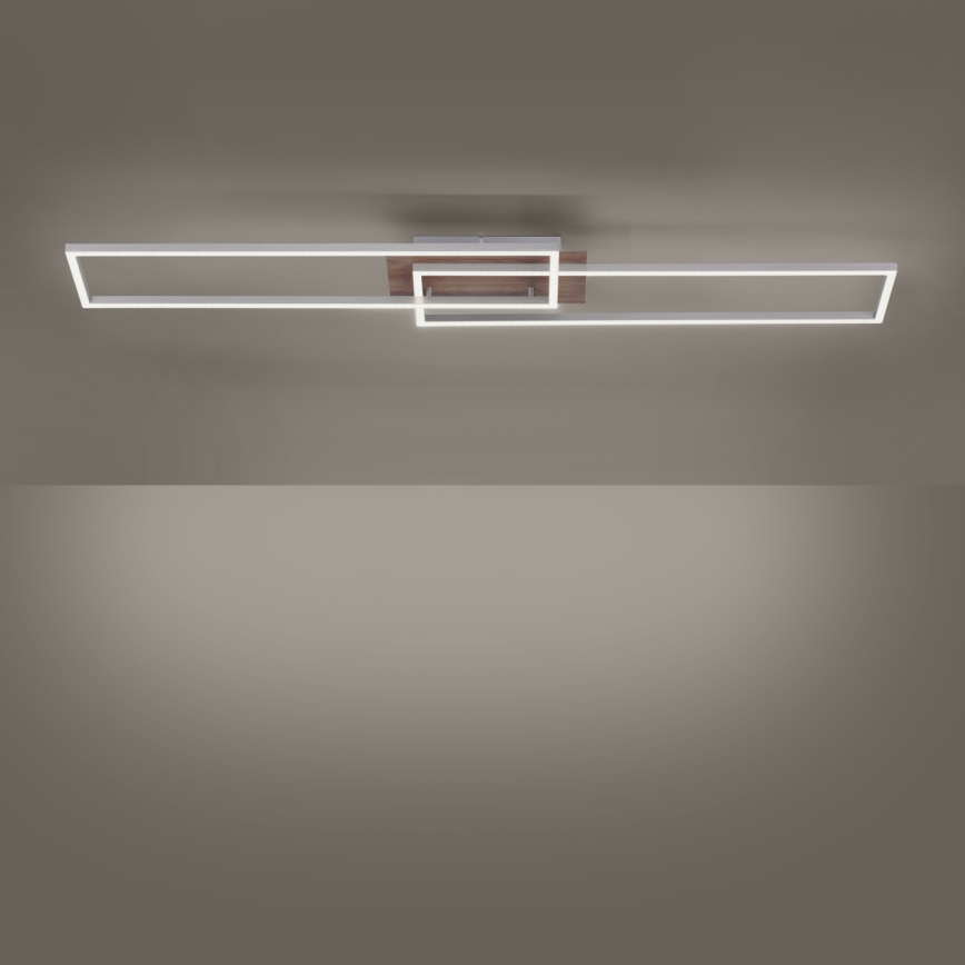 Leuchten Direkt 14019-78 - LED Dimming ceiling light IVEN 2xLED/20W/230V + remote control