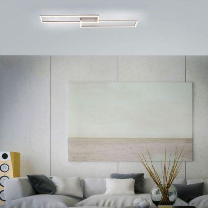 Leuchten Direkt 14023-55 - LED Dimmable surface-mounted chandelier IVEN 2xLED/15,1W/230V