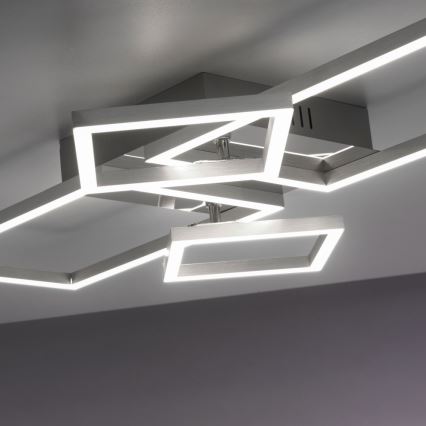Leuchten Direkt 14030-55 - LED Surface-mounted chandelier IVEN 2xLED/12W/230V + 2xLED/5,5W
