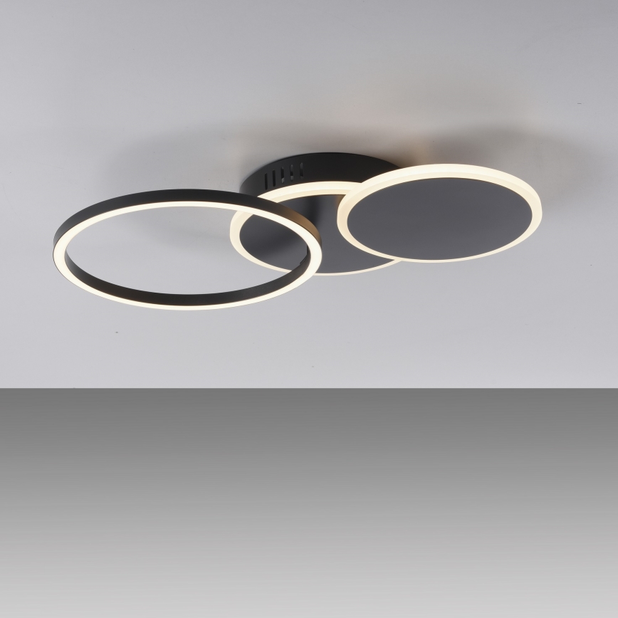 Leuchten Direkt 14116-18 - LED Ceiling light SEVENT LED/25,5W/230V black