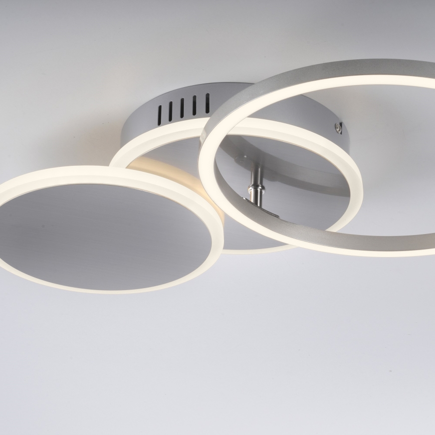 Leuchten Direkt 14116-55 - LED Ceiling light SEVENT LED/25,5W/230V matte chrome