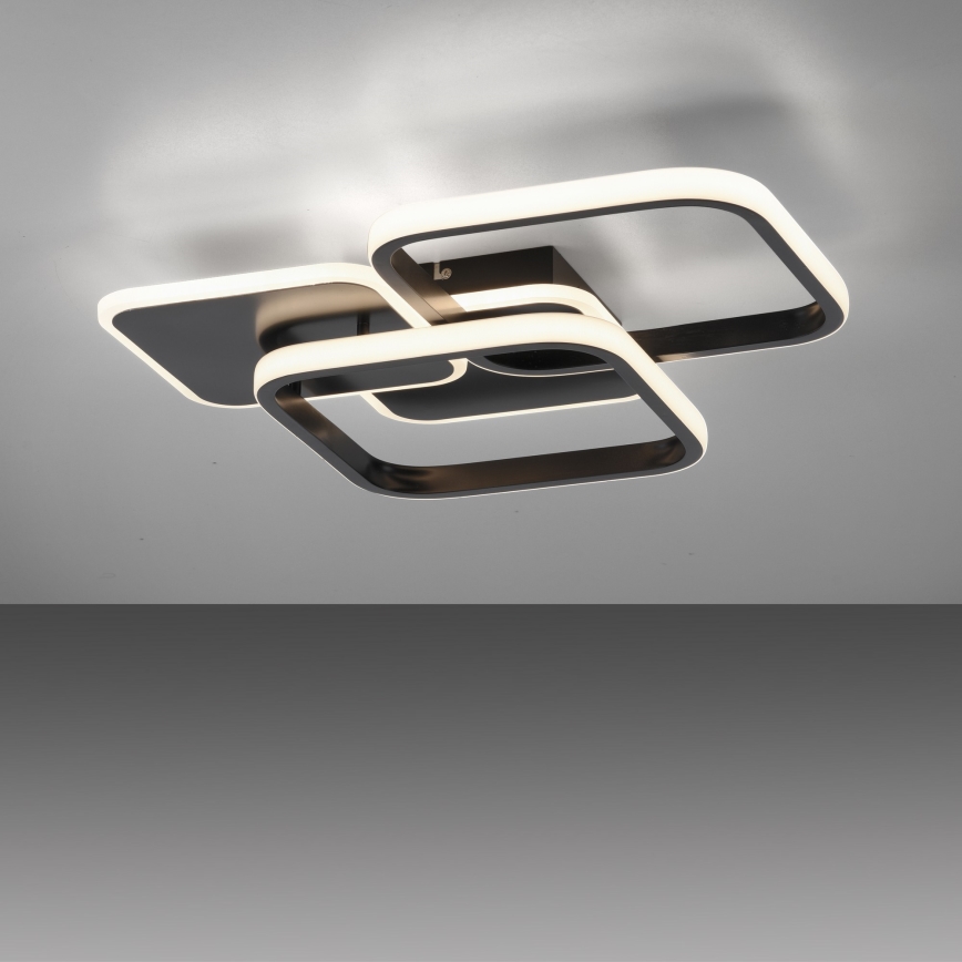 Leuchten Direkt 14117-18 - LED Ceiling light SEVENT LED/36W/230V black