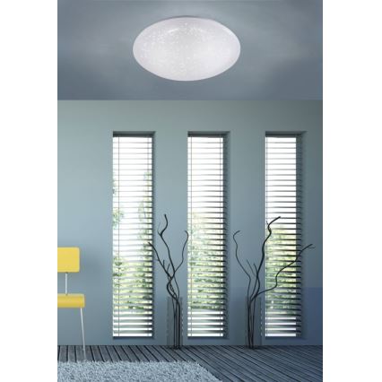 Leuchten Direkt 14122-16 - LED Bathroom ceiling light with a sensor SKYLER LED/12W/230V IP44