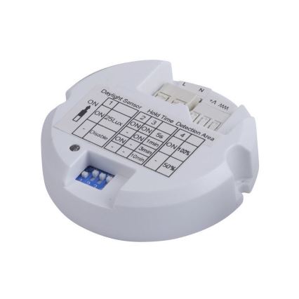 Leuchten Direkt 14122-16 - LED Bathroom ceiling light with a sensor SKYLER LED/12W/230V IP44