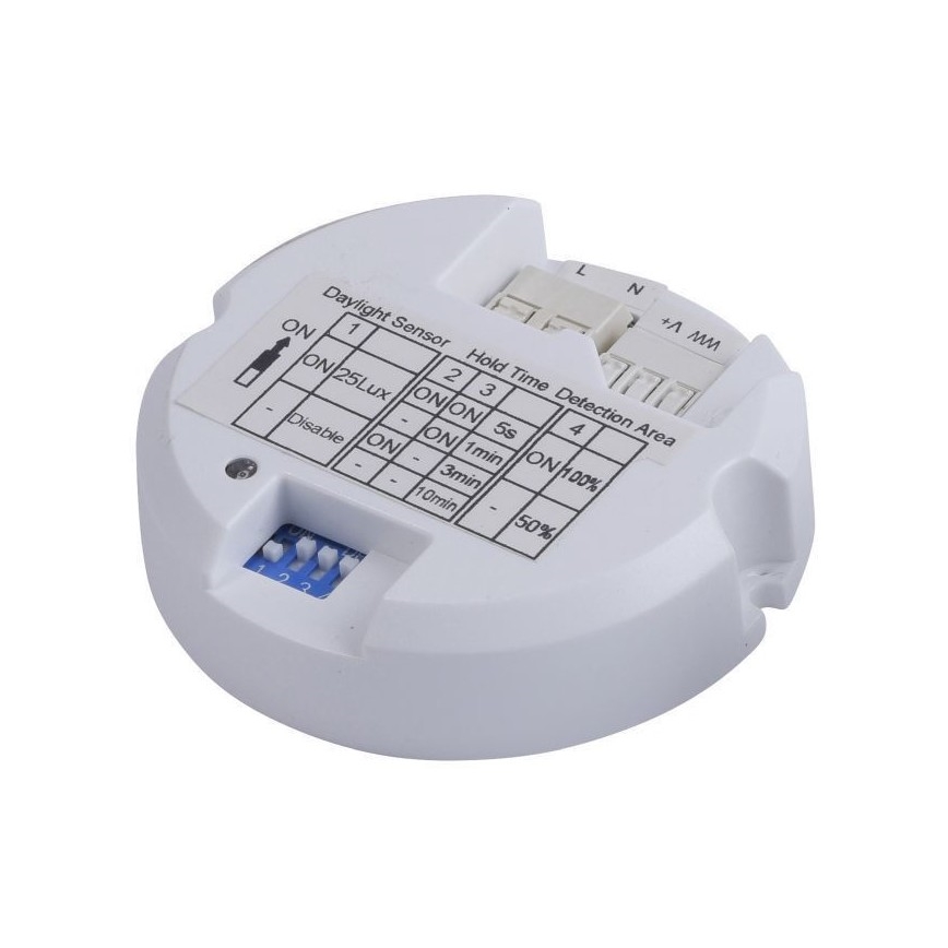 Leuchten Direkt 14122-16 - LED Bathroom ceiling light with a sensor SKYLER LED/12W/230V IP44