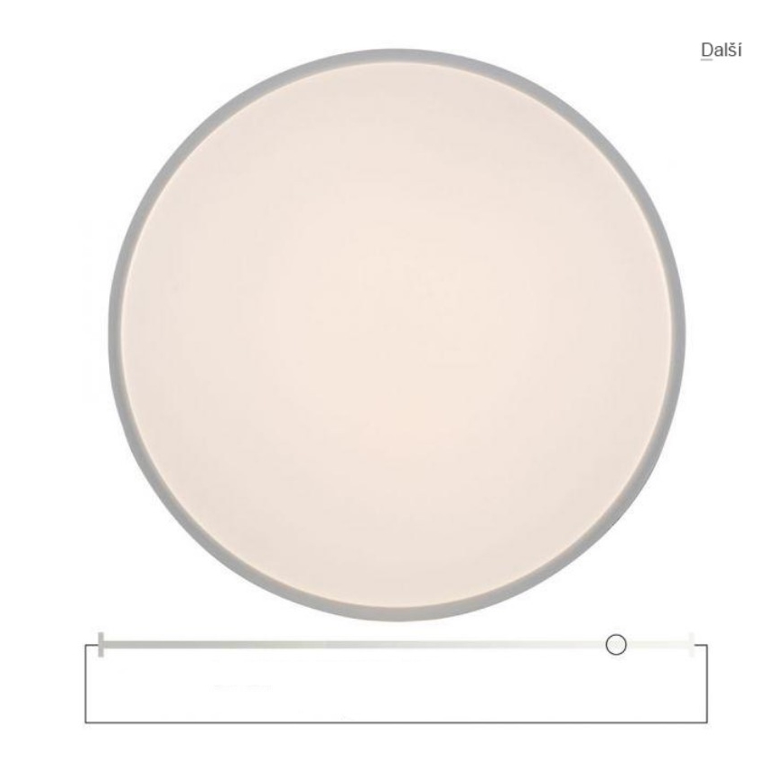 Leuchten Direkt 14208-16 - LED Dimmable ceiling light COLIN LED/18W/230V