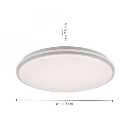 Leuchten Direkt 14209-16 - LED Dimmable ceiling light COLIN LED/32,4W/230V