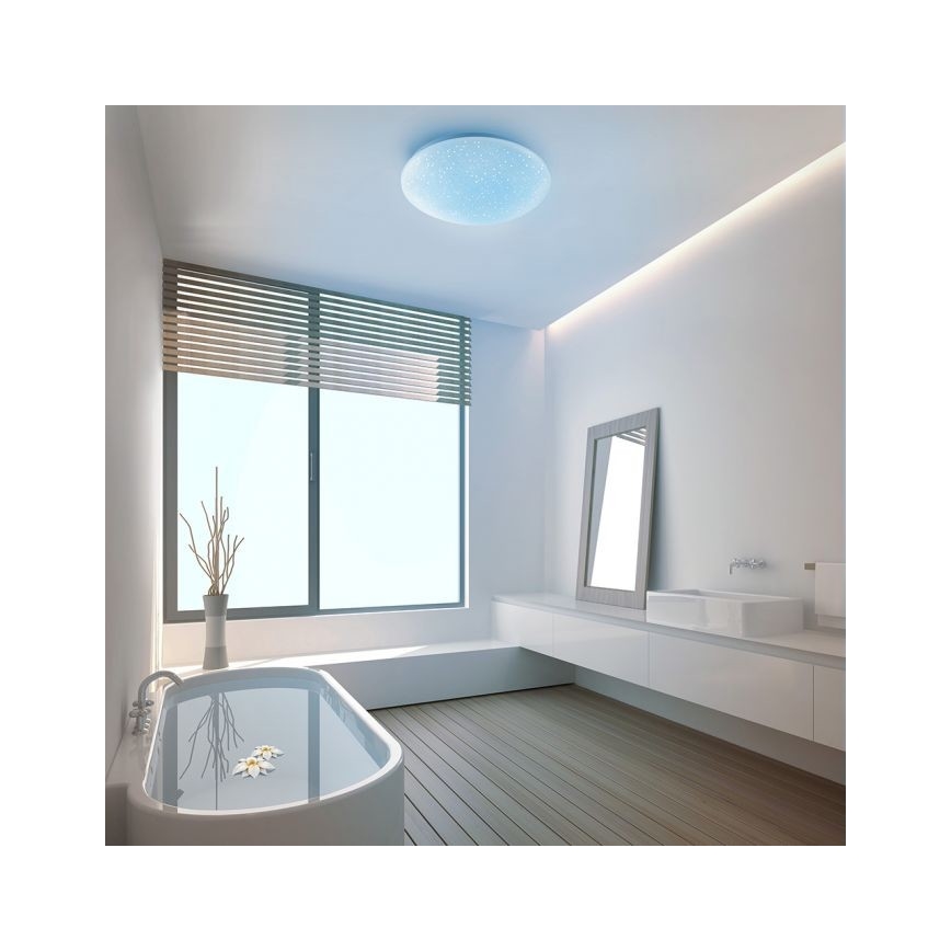 Leuchten Direkt 14241-16 - LED RGB Dimmable ceiling light SKYLER LED/5,6W/230V + remote control