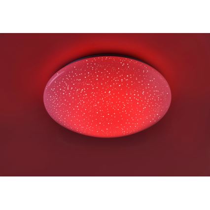 Leuchten Direkt 14242-16 - LED RGB Dimmable ceiling light SKYLER LED/18W/230V + remote control