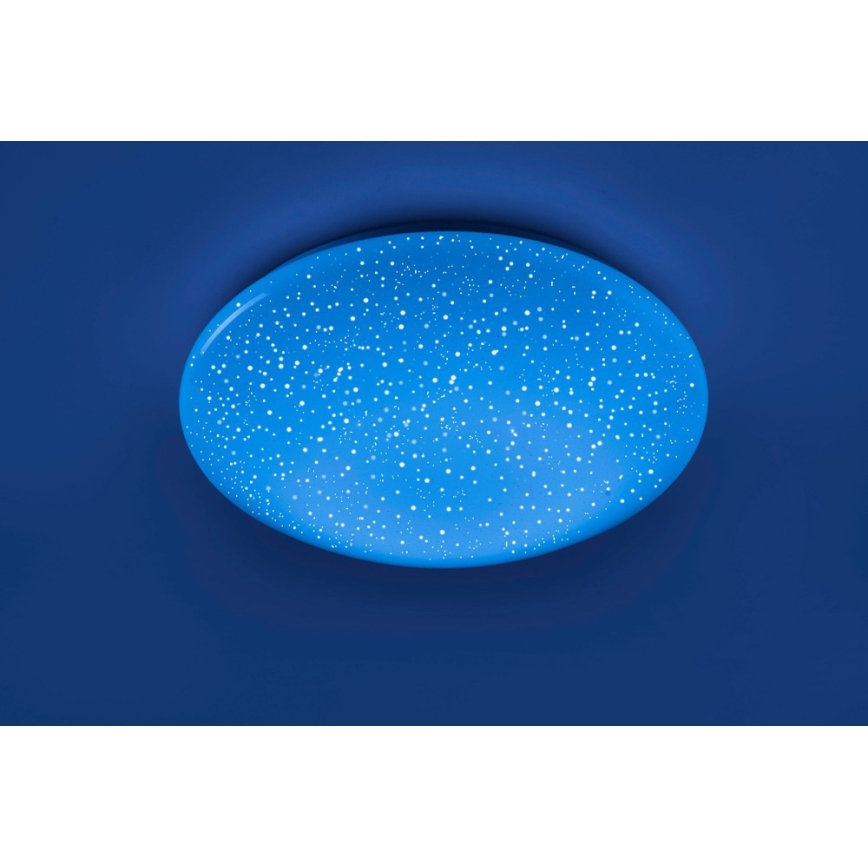 Leuchten Direkt 14242-16 - LED RGB Dimmable ceiling light SKYLER LED/18W/230V + remote control