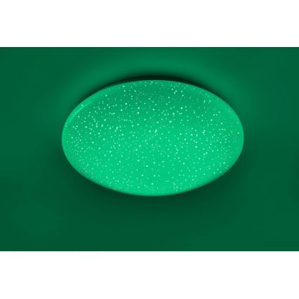 Leuchten Direkt 14242-16 - LED RGB Dimmable ceiling light SKYLER LED/18W/230V + remote control