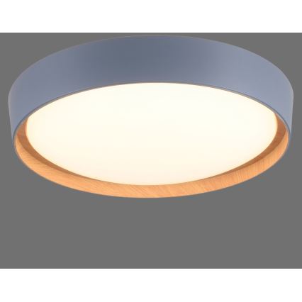 Leuchten Direkt 14347-15 - LED Dimmable ceiling light EMILIA LED/28,8W/230V grey