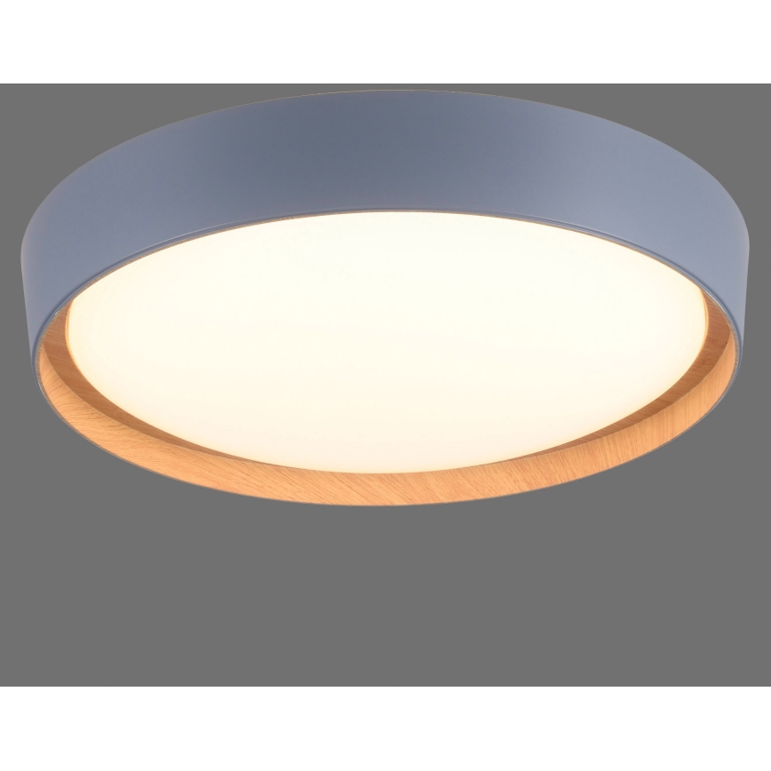 Leuchten Direkt 14347-15 - LED Dimmable ceiling light EMILIA LED/28,8W/230V grey