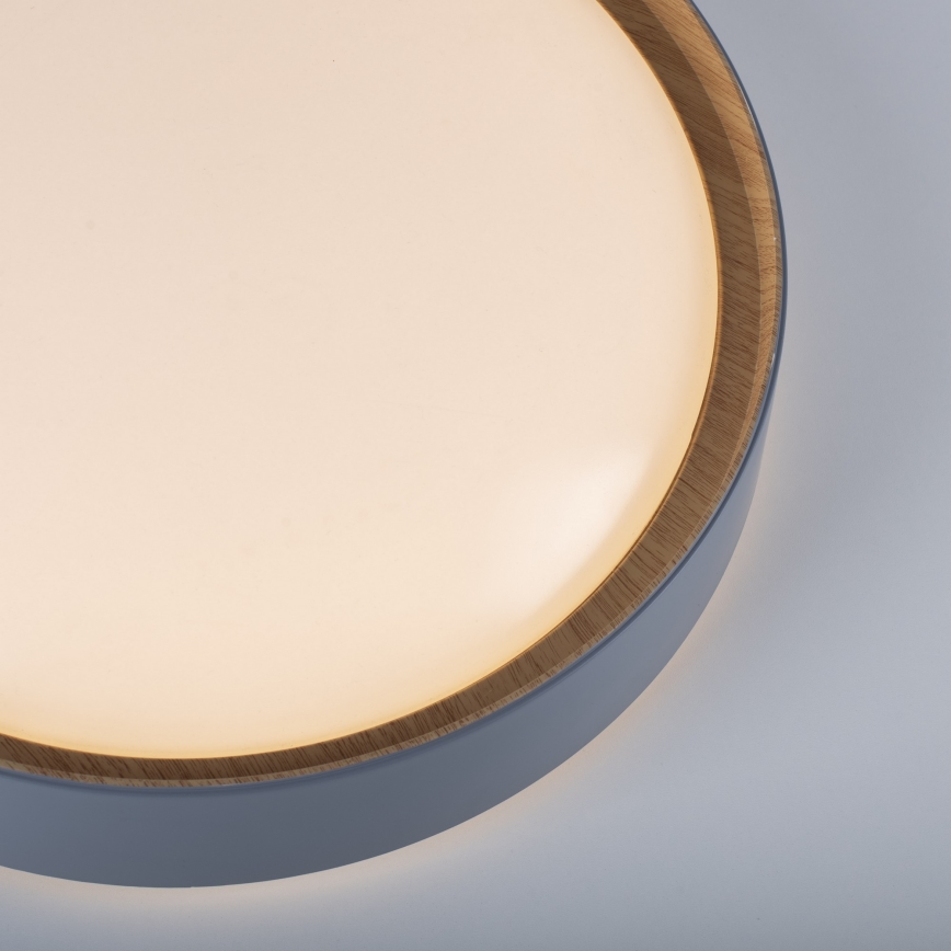 Leuchten Direkt 14347-15 - LED Dimmable ceiling light EMILIA LED/28,8W/230V grey