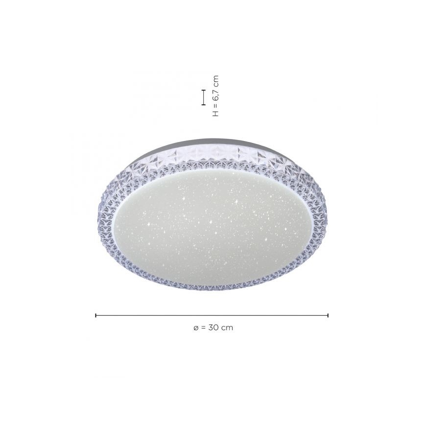 Leuchten Direkt 14370-00 - LED Dimmable ceiling light FRIDA LED/12W/230V