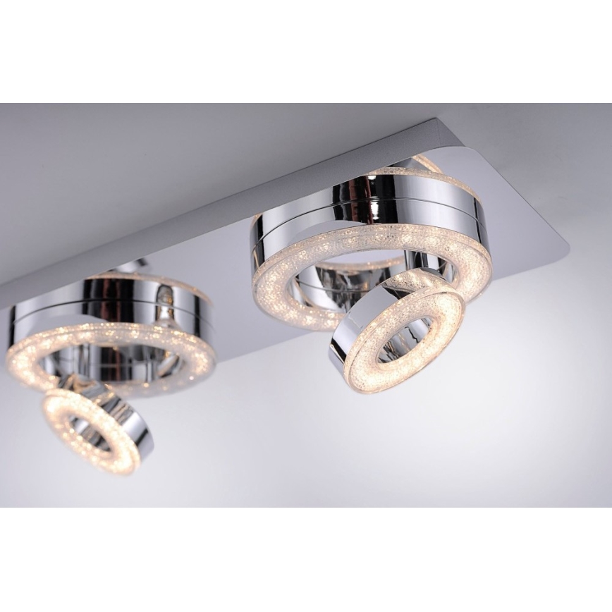 Leuchten Direkt 14521-17 - LED Ceiling light TIM 2xLED/2,8W/230V + 2xLED/3,1W