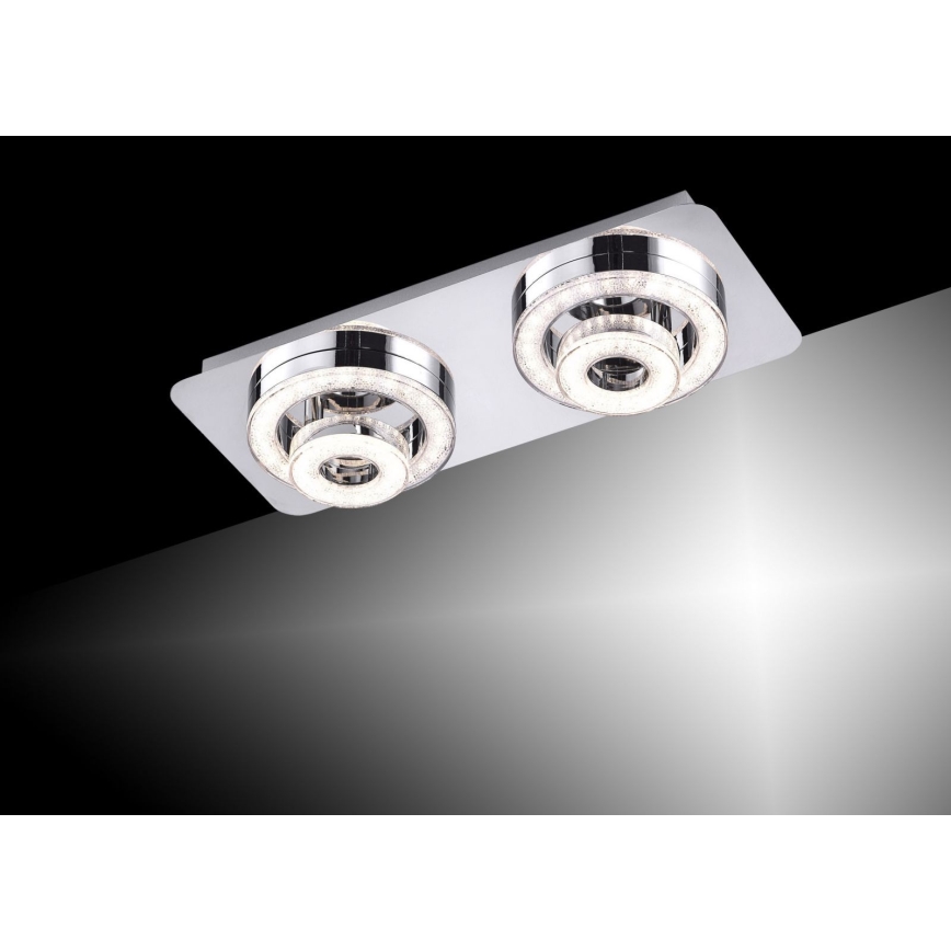 Leuchten Direkt 14521-17 - LED Ceiling light TIM 2xLED/2,8W/230V + 2xLED/3,1W
