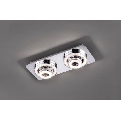 Leuchten Direkt 14521-17 - LED Ceiling light TIM 2xLED/2,8W/230V + 2xLED/3,1W