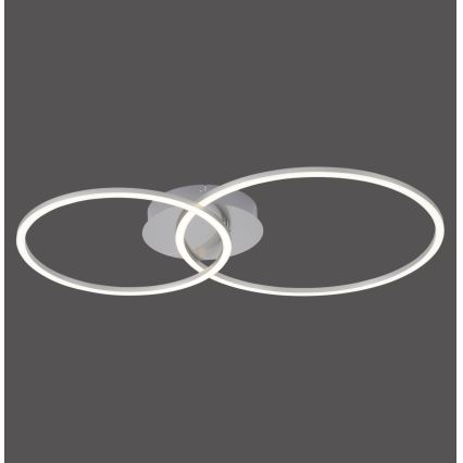 Leuchten Direkt 14537-55 - LED Dimming ceiling light IVANKA LED/14W/230V + LED/12W