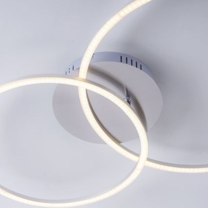 Leuchten Direkt 14537-55 - LED Dimming ceiling light IVANKA LED/14W/230V + LED/12W