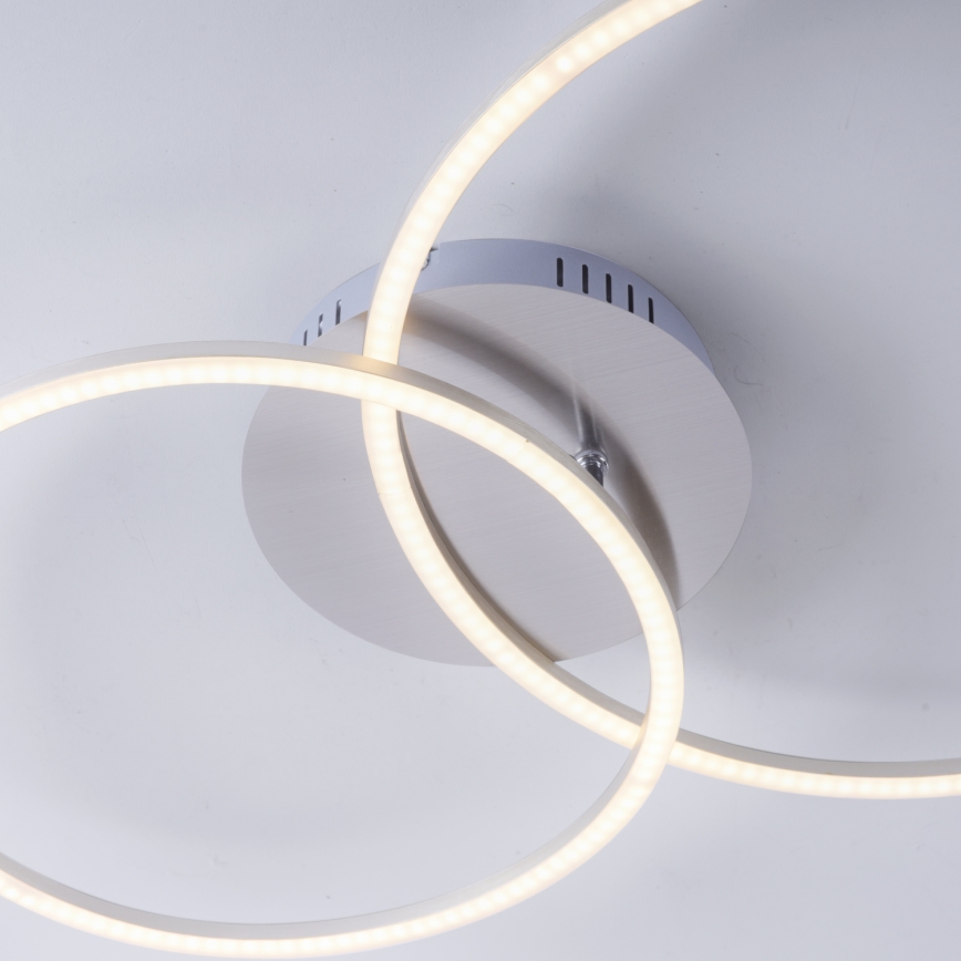 Leuchten Direkt 14537-55 - LED Dimming ceiling light IVANKA LED/14W/230V + LED/12W