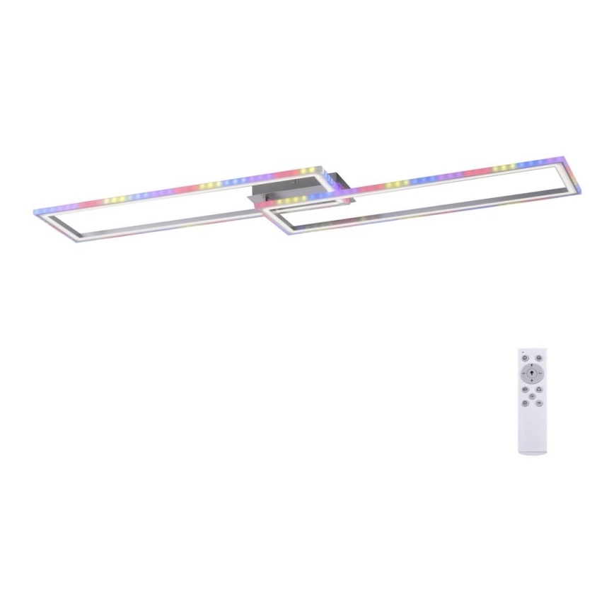 Leuchten Direkt 14635-55 - LED RGB Dimmable ceiling light FELIX LED/34,5W/230V + remote control