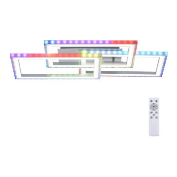 Leuchten Direkt 14636-55 - LED RGB Dimmable ceiling light FELIX LED/35W/230V + remote control