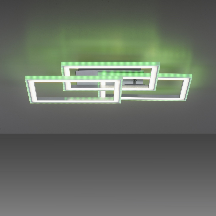 Leuchten Direkt 14636-55 - LED RGB Dimmable ceiling light FELIX LED/35W/230V + remote control