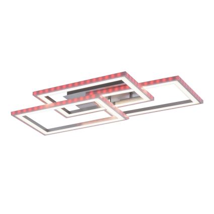 Leuchten Direkt 14636-55 - LED RGB Dimmable ceiling light FELIX LED/35W/230V + remote control