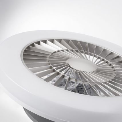 Leuchten Direkt 14645-55 - LED Light with a fan LEONARD LED/27W/230V