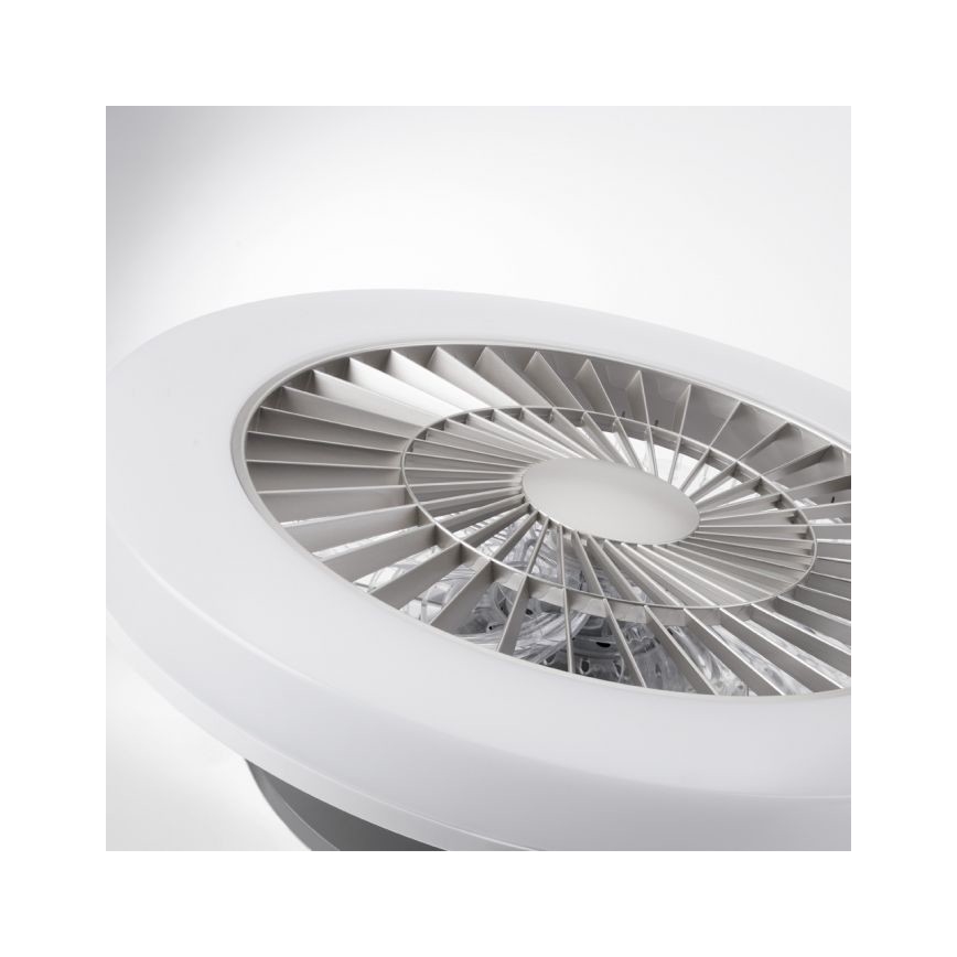 Leuchten Direkt 14645-55 - LED Light with a fan LEONARD LED/27W/230V