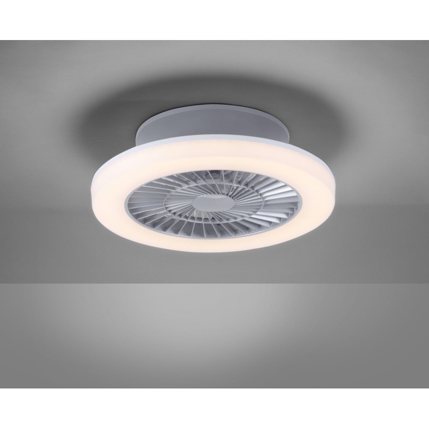 Leuchten Direkt 14645-55 - LED Light with a fan LEONARD LED/27W/230V