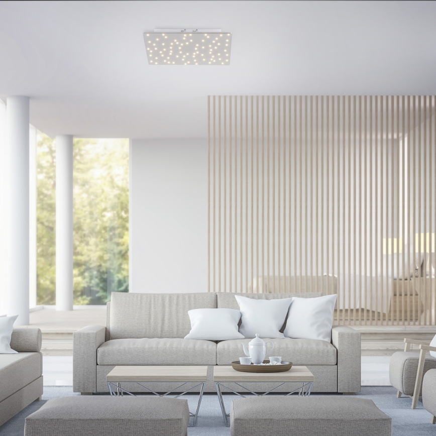 Leuchten Direkt 14670-55 - LED Dimming ceiling light SPARKLE LED/12W/230V + remote control