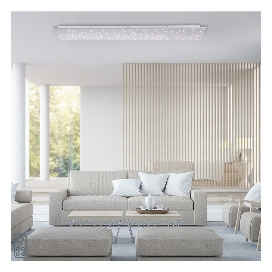 Leuchten Direkt 14672-55 - LED Dimmable ceiling light SPARKLE LED/18W/230V 2700-5000K + remote control