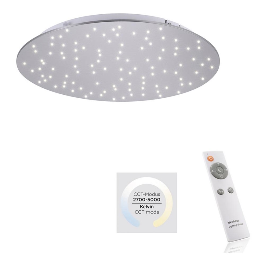 Leuchten Direkt 14673-55 - LED Dimmable ceiling light SPARKLE LED/18W/230V + remote control