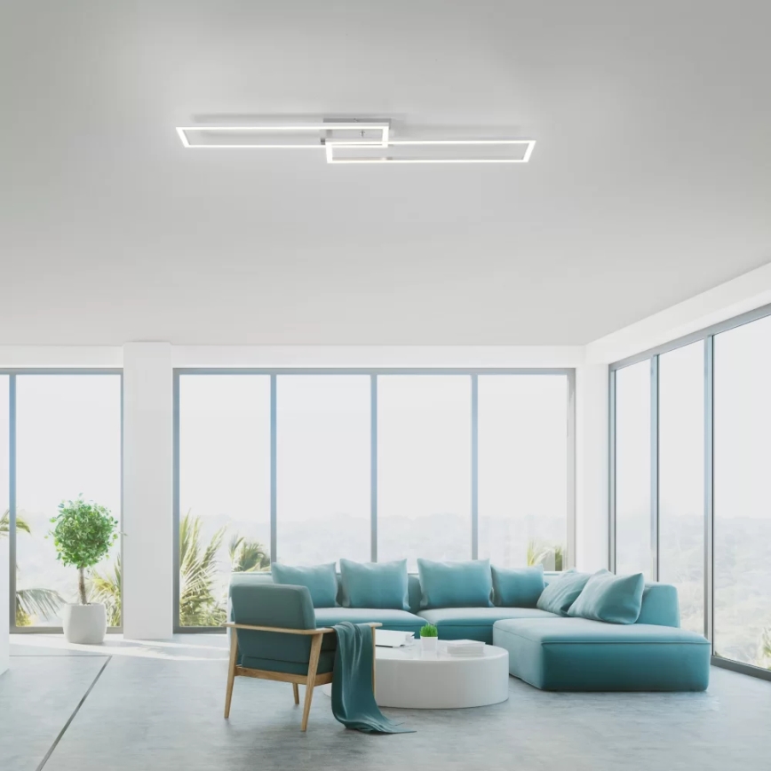 Leuchten Direkt 14691-55 - LED Dimmable surface-mounted chandelier IVEN 2xLED/18W/230V
