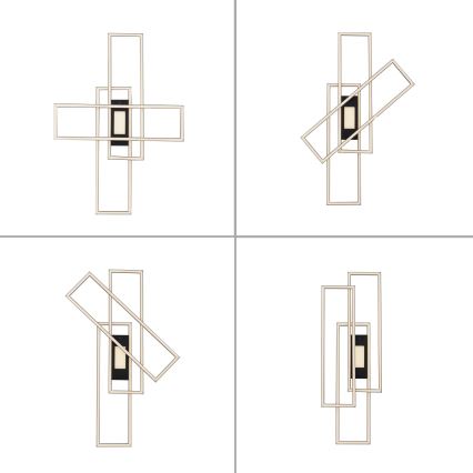 Leuchten Direkt 14693-18 - LED Dimmable ceiling light ASMIN LED/48W/230V + remote control