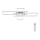 Leuchten Direkt 14693-55 - LED Dimmable ceiling light ASMIN LED/48W/230V + remote control