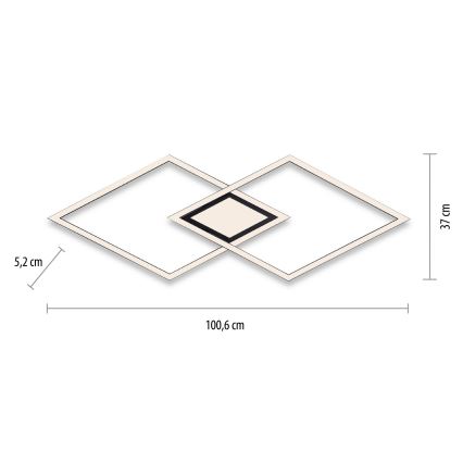 Leuchten Direkt 14695-18 - LED Ceiling light ASMIN LED/48W/230V