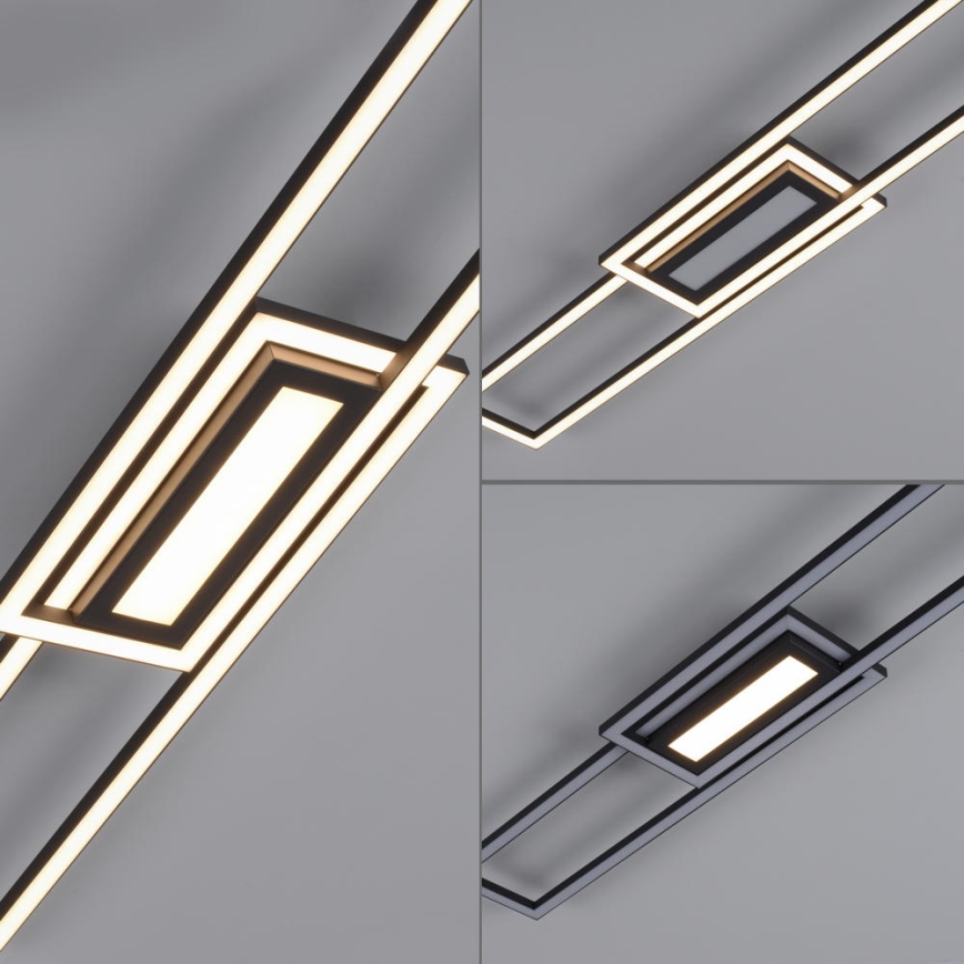 Leuchten Direkt 14696-18 - LED Dimmable surface-mounted chandelier ASMIN LED/45W/230V black