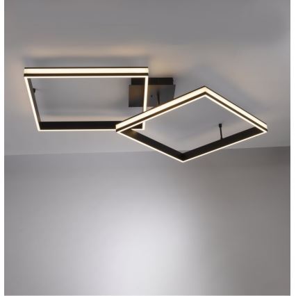 Leuchten Direkt 14700-18 - LED Dimmable surface-mounted chandelier ELIS 2xLED/19W/230V + remote control