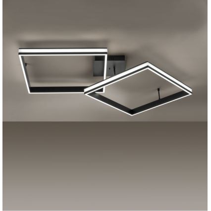 Leuchten Direkt 14700-18 - LED Dimmable surface-mounted chandelier ELIS 2xLED/19W/230V + remote control
