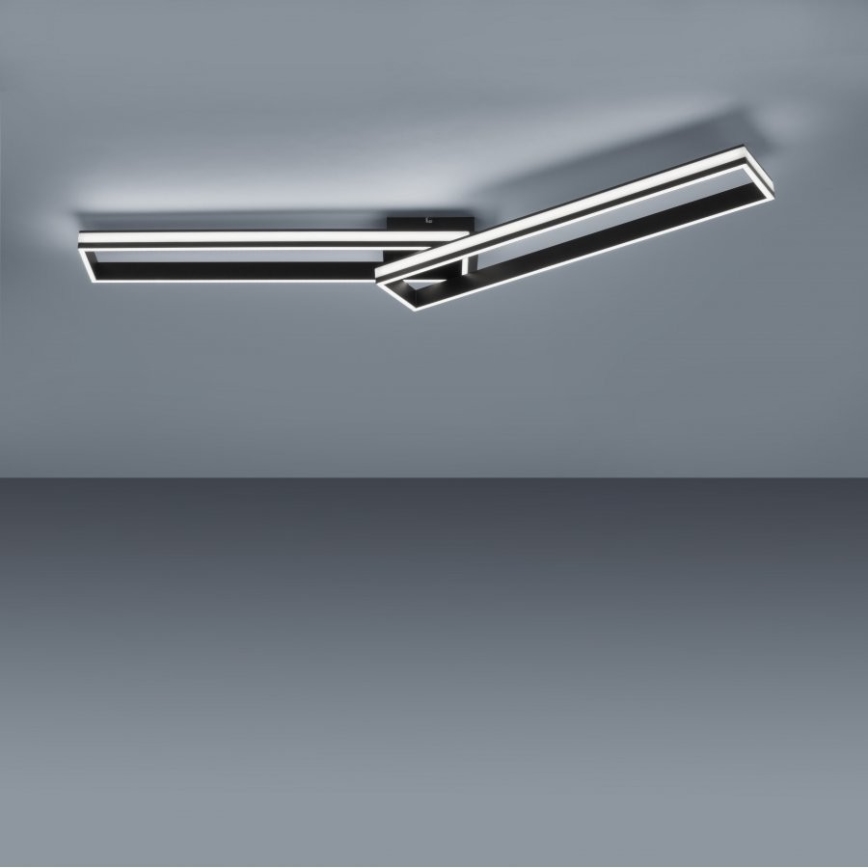 Leuchten Direkt 14701-18 - LED Dimmable surface-mounted chandelier ELIS 2xLED/19W/230V + remote control