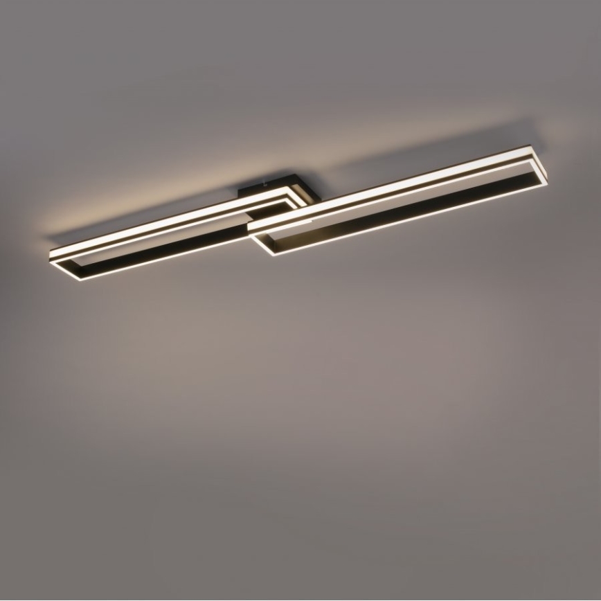 Leuchten Direkt 14701-18 - LED Dimmable surface-mounted chandelier ELIS 2xLED/19W/230V + remote control