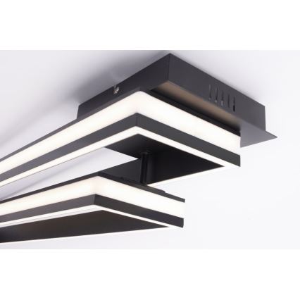 Leuchten Direkt 14701-18 - LED Dimmable surface-mounted chandelier ELIS 2xLED/19W/230V + remote control