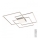 Leuchten Direkt 14713-55 - LED Dimmable surface-mounted chandelier ASMIN LED/45W/230V 3000-5000K + remote control